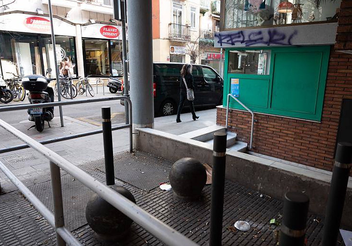 Arquitectura hostil en Barcelona