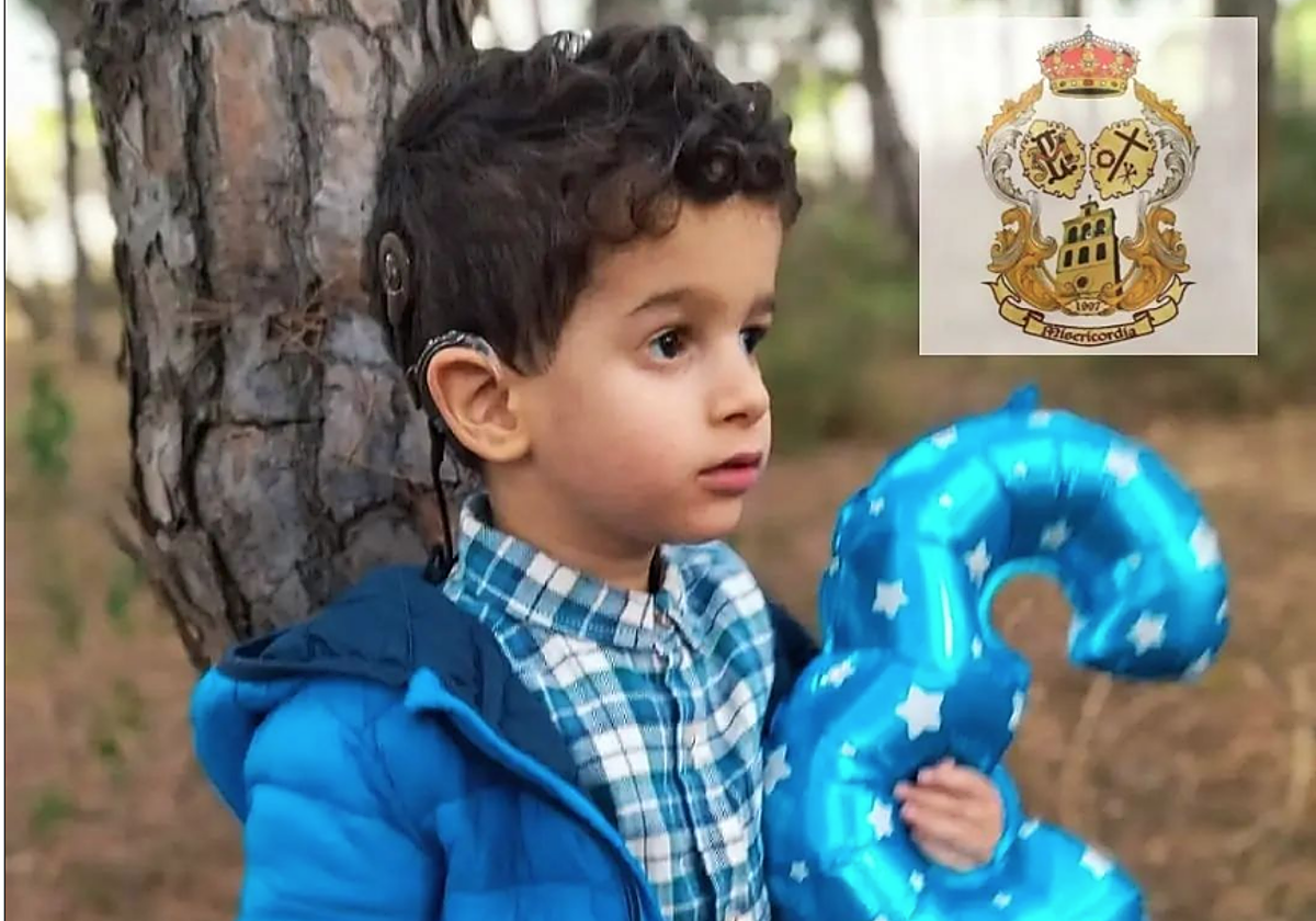 El pequeño Marcos el día que cumplió tres años