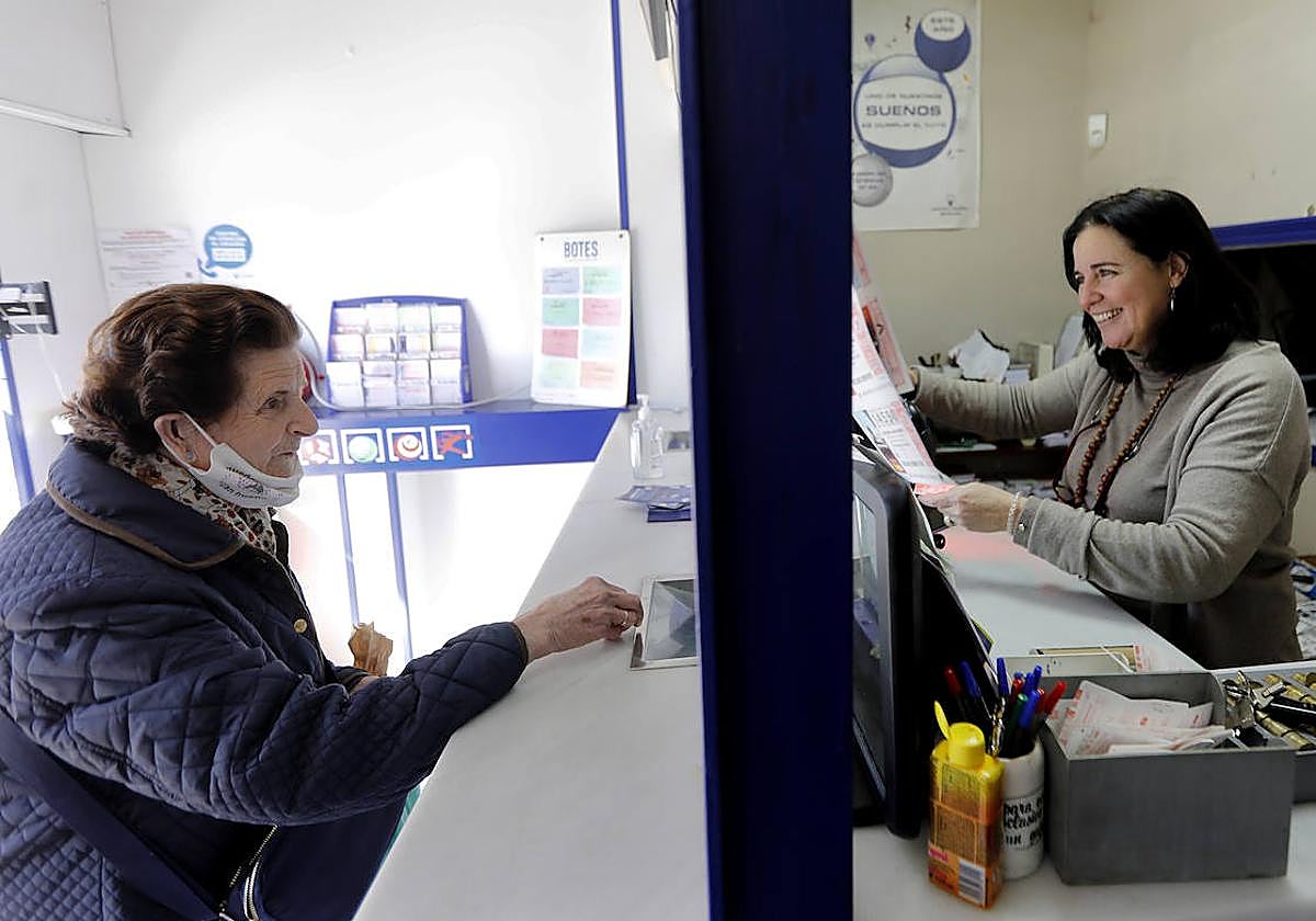 Imagen de una administración de lotería en Córdoba
