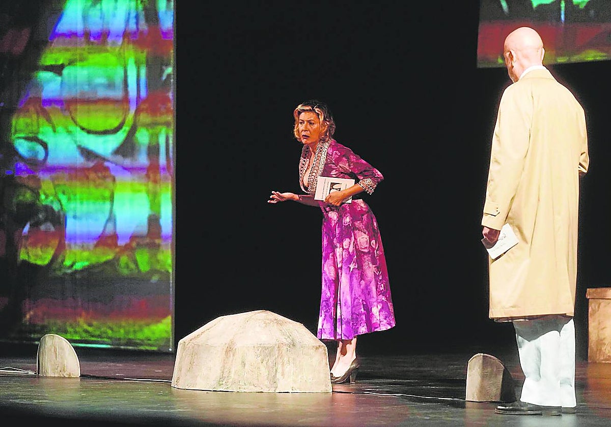 La actriz Maribel Membrillo y Juan Carlos Villanueva