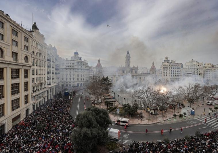 Mascletà de las Fallas de Valencia 2023 del martes 7 de marzo