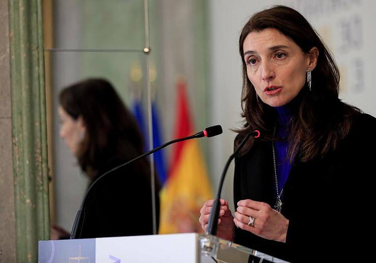 La ministra de Justicia, Pilar Llop, interviene este lunes en las Jornadas de Justicia e Igualdad