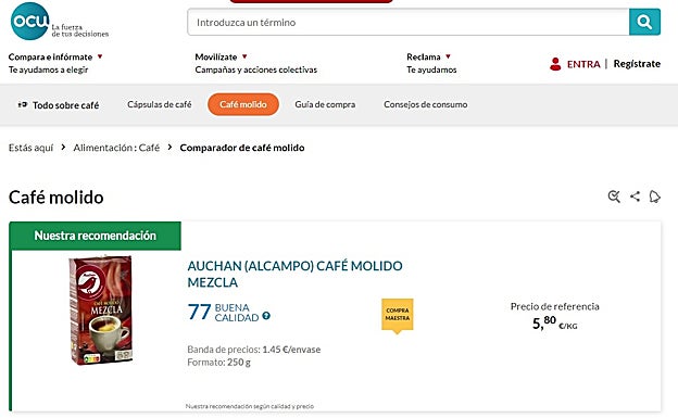 El mejor café para los muy cafeteros: ranking de las mejores marcas que se venden en supermercados