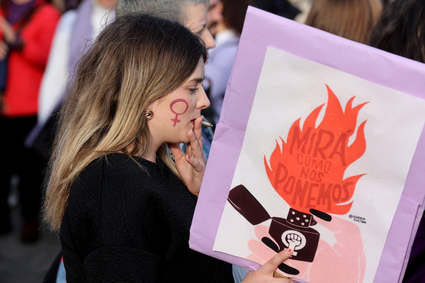 La reivindicativa manifestación del 8-M en Córdoba, en imágenes