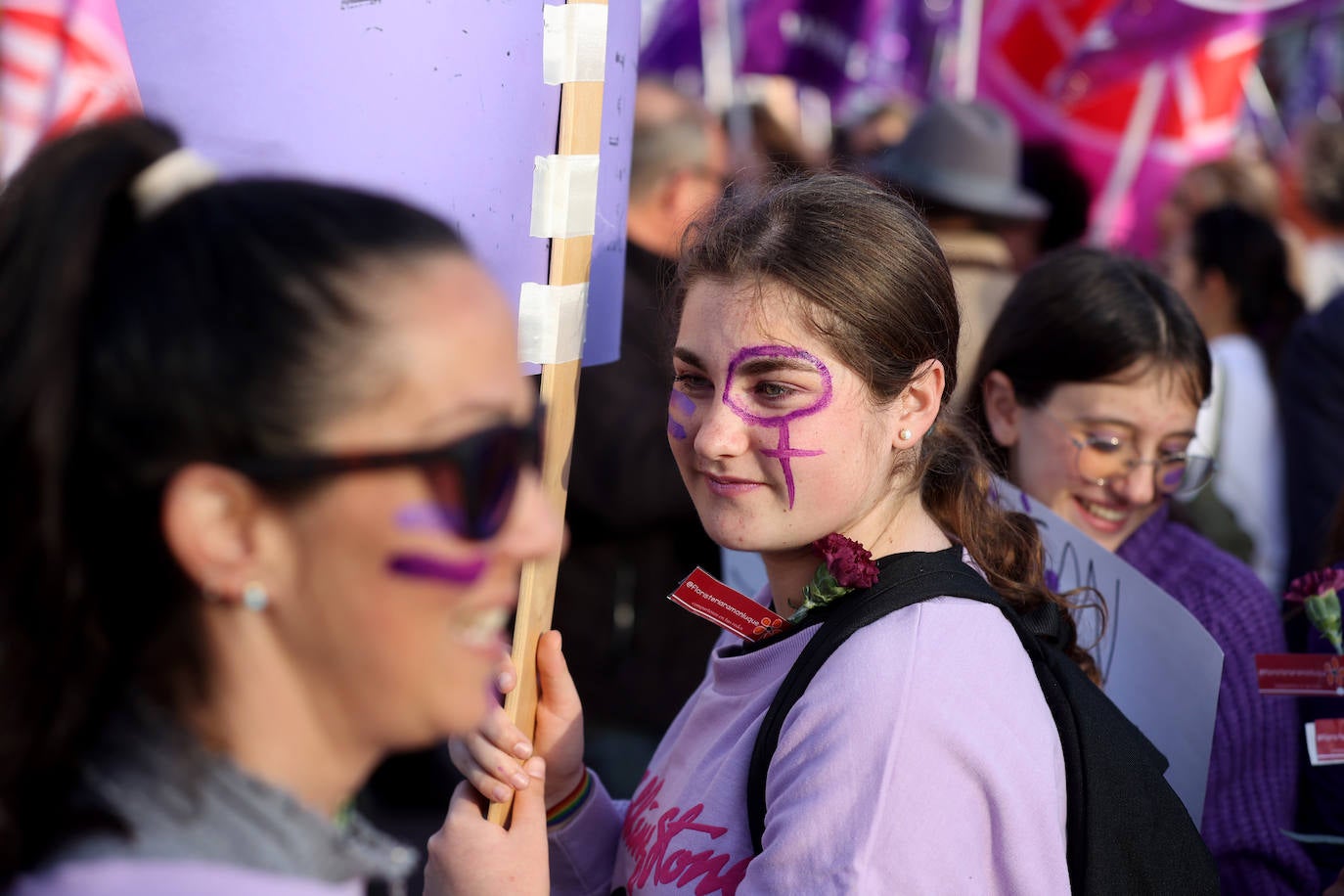 La reivindicativa manifestación del 8-M en Córdoba, en imágenes