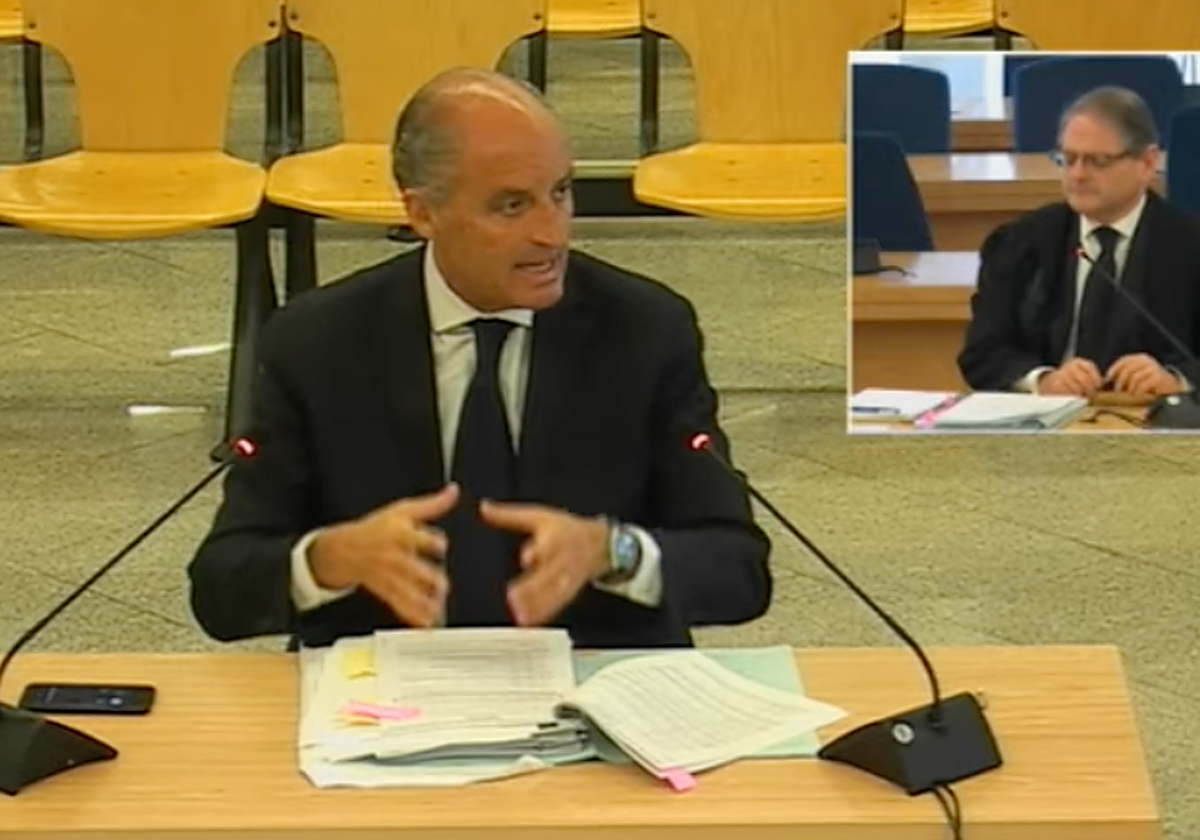 El expresidente valenciano Francisco Camps, en el juicio