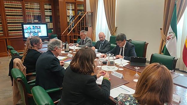 La Comisión Regional de Refugiados Ucranianos se ha reunido este jueves en la Subdelegación del Gobierno en Málaga