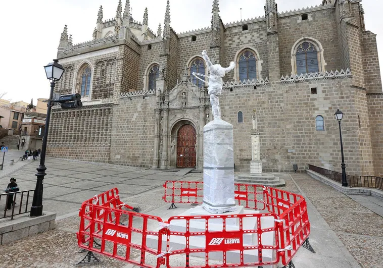 Instalan en el mirador de San Juan de los Reyes la escultura 'La ascensión', de Nino Longobardi