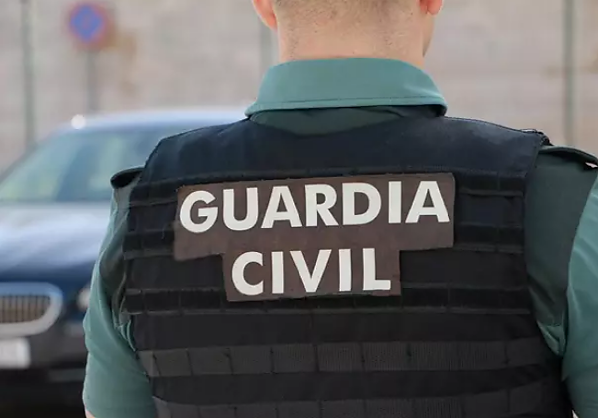 Un agente de la Guardia Civil