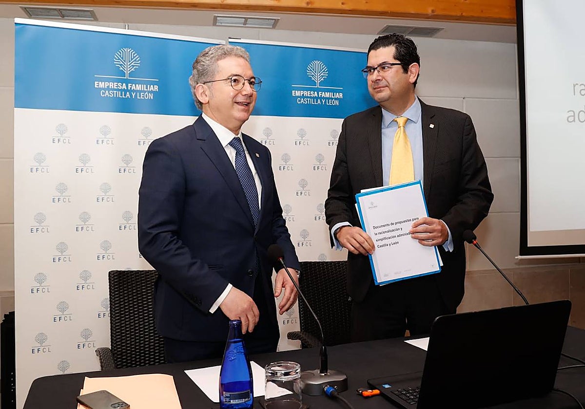 Pedro Palomo y Eduardo Estévez, presidente y director de EFCL