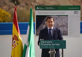 Juanma Moreno en Almería: «El agua va a liderar el impulso de la obra pública en Andalucía con 400 millones de euros»