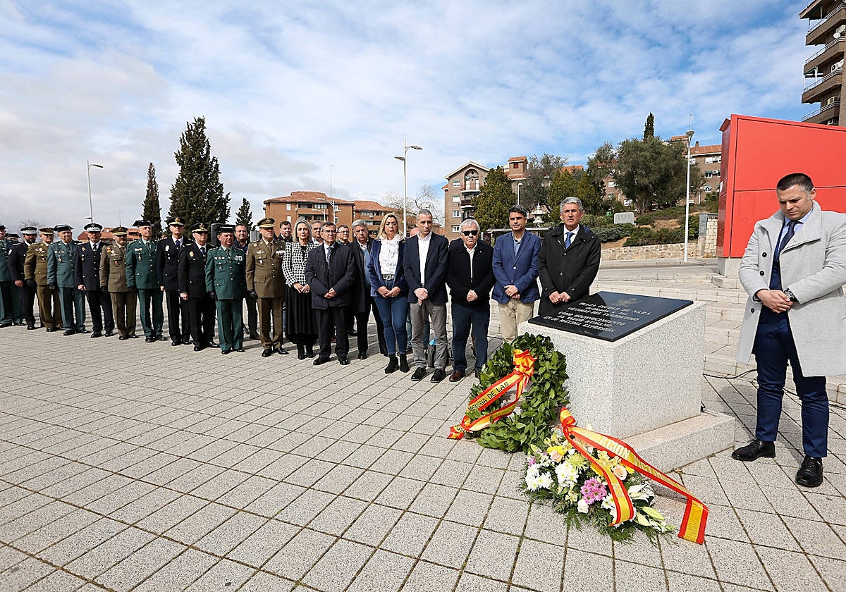 Un momento del homenaje