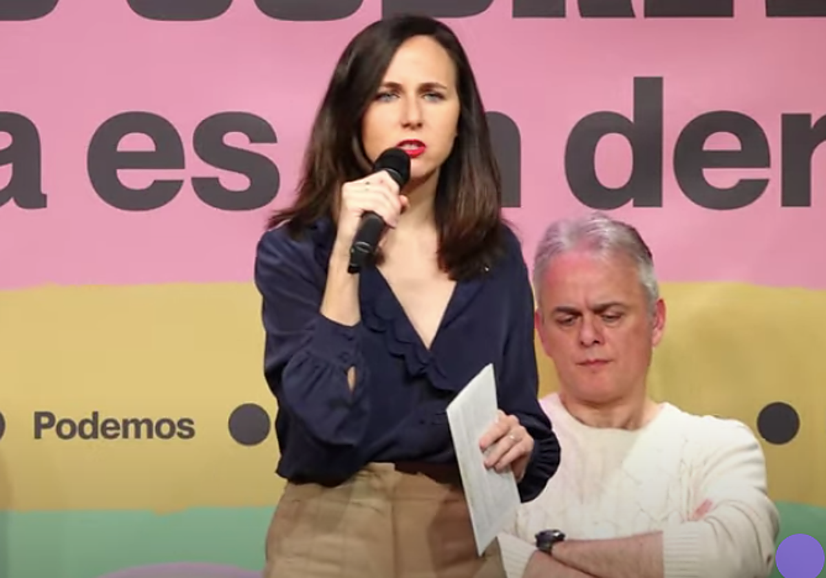 La ministra de Derechos Sociales y líder de Podemos, Ione Belarra, convoca una acto sobre vivienda digna para exigir al PSOE desbloquear ya la ley que les permitirá intervenir el mercado el alquiler