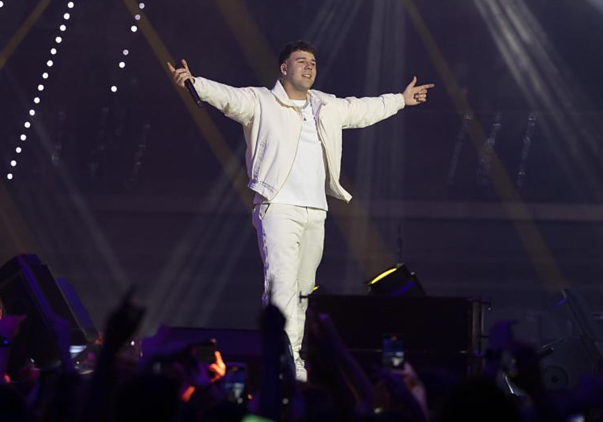 Quevedo en su concierto de apertura de gira en Gran Canaria