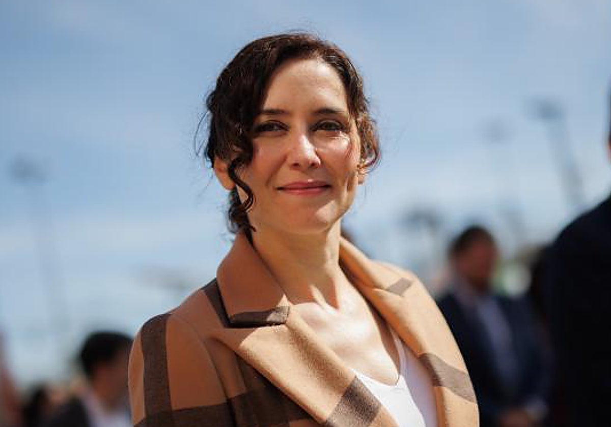 La presidenta de la Comunidad de Madrid, Isabel Díaz Ayuso