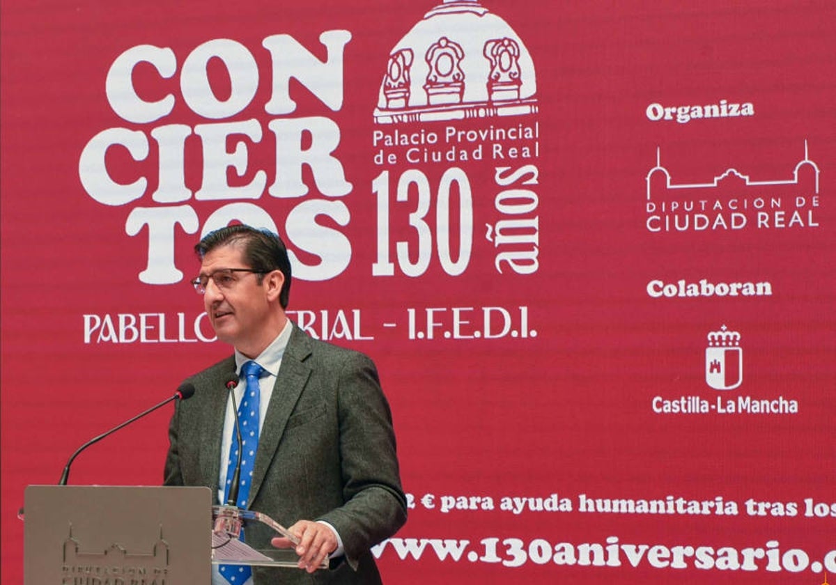 El presidente de la Diputación de Ciudad Real, José Manuel Caballero