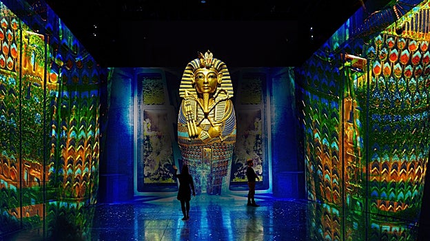 La exposición inmersiva 'Tutankamón'