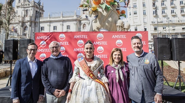 Imagen del acto celebrado este jueves en la Plaza del Ayuntamiento de Valencia
