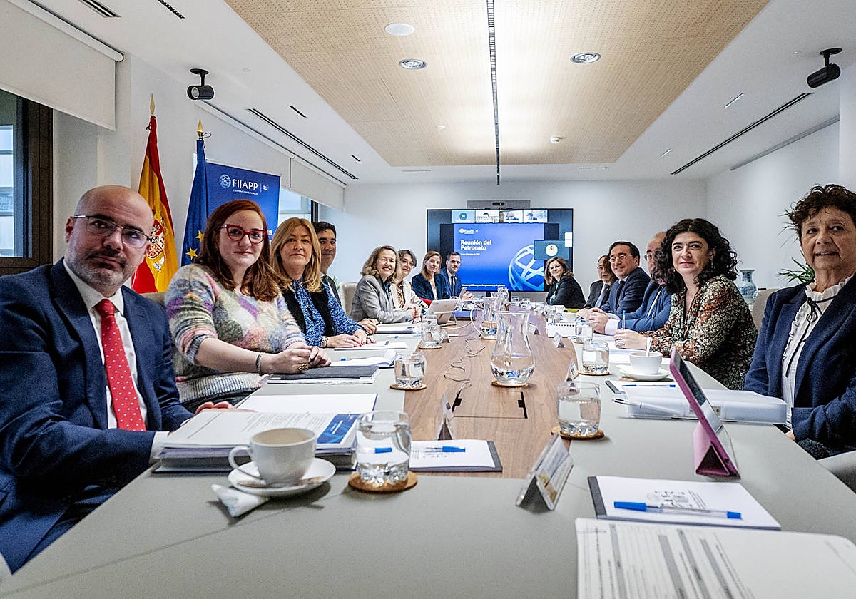 Reunión del Patronato de la Fiiapp el pasado diciembre