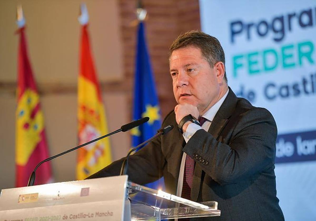 El presidente de Castilla-La Mancha, Emiliano García Page