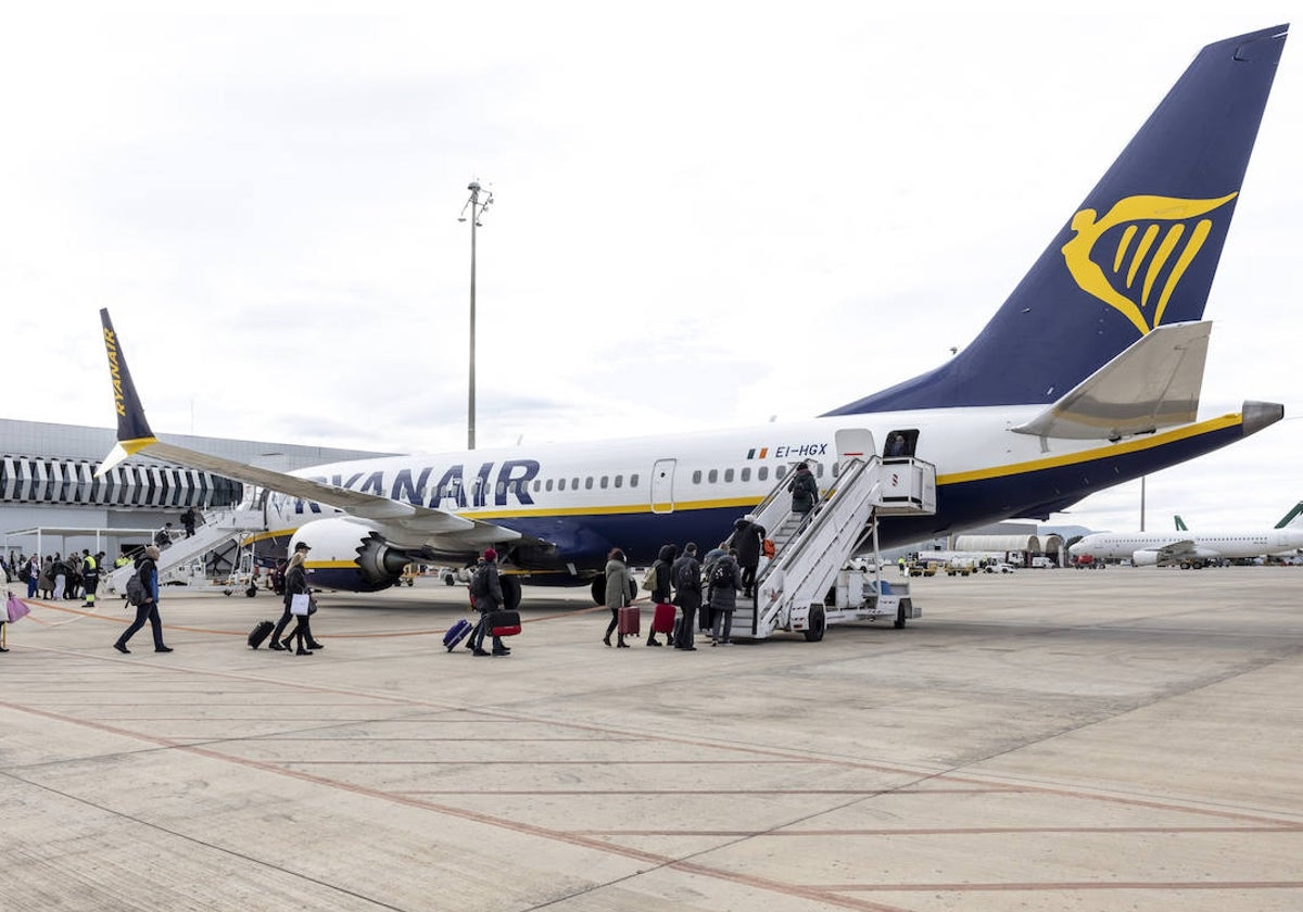 Imagen tomada en el aeropuerto de Castellón