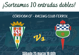 ABC Córdoba te regala diez entradas dobles para el Córdoba CF - Racing de Ferrol del sábado 25