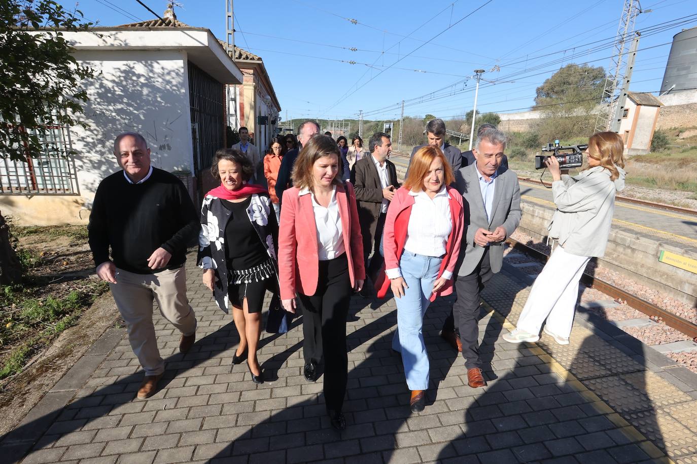 El viaje inaugural del tren de proximidad entre Palma y Villa del Río, en imágenes