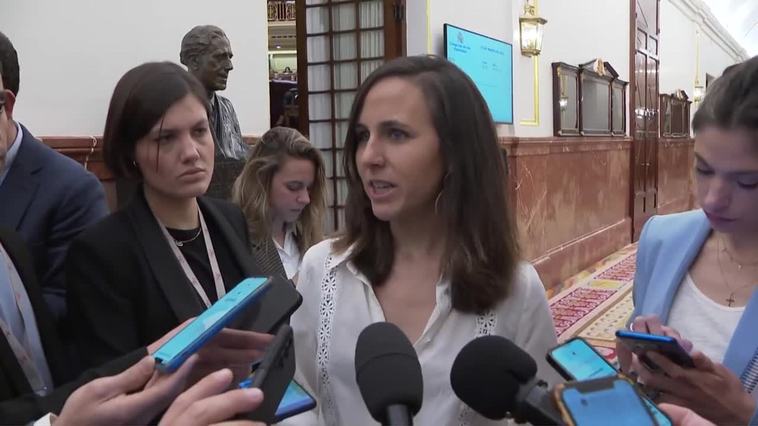 Belarra dice que la moción se desarrolla de forma "predecible"