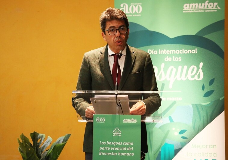 Mazón destaca las ayudas de la Diputación de Alicante para proteger el Medio Ambiente en el Día Mundial de los Bosques