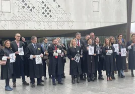 Huelga de los LAJ | Un reguero de juicios suspendidos deja a los abogados del turno de oficio sin facturar