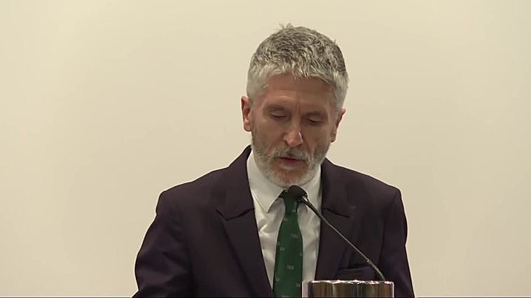 Marlaska destaca a Gámez como la mejor directora de la Guardia Civil de la historia