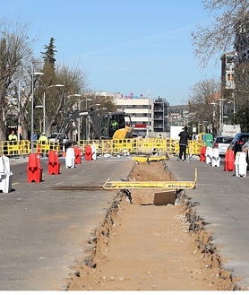 Imagen secundaria 2 - Las obras de la avenida de Barber finalizarán a finales de abril