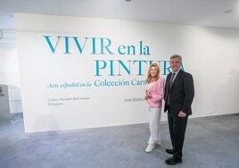 La baronesa Thyssen visita el museo donde expondrá su colección de arte en Estepona