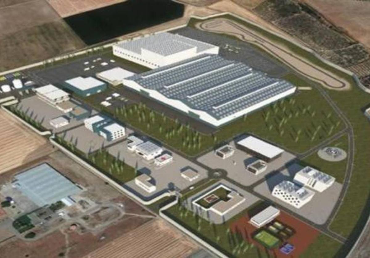 Infografía de la futura Base Logística del Ejército de Córdoba