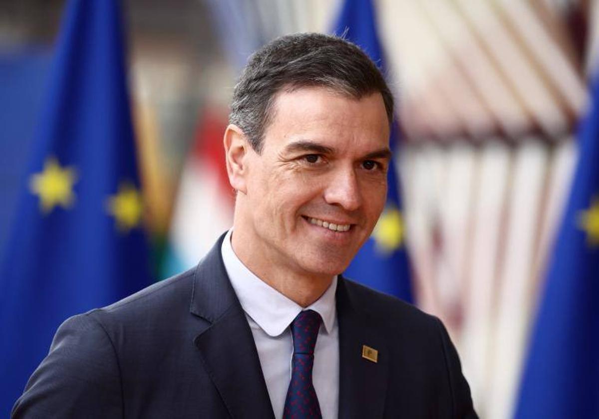 El presidente del Gobierno, Pedro Sánchez, en Bruselas