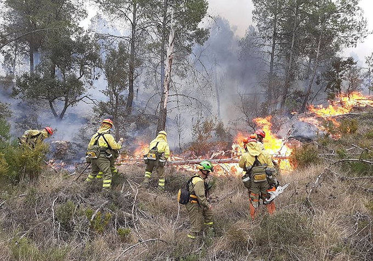 Fotogalería: devastador incendio entre Castellón y Teruel