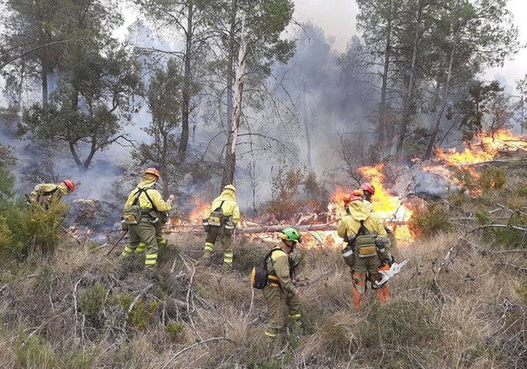 Fotogalería: devastador incendio entre Castellón y Teruel