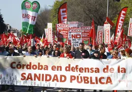 La manifestación por la defensa de la Sanidad Pública en Córdoba, en imágenes