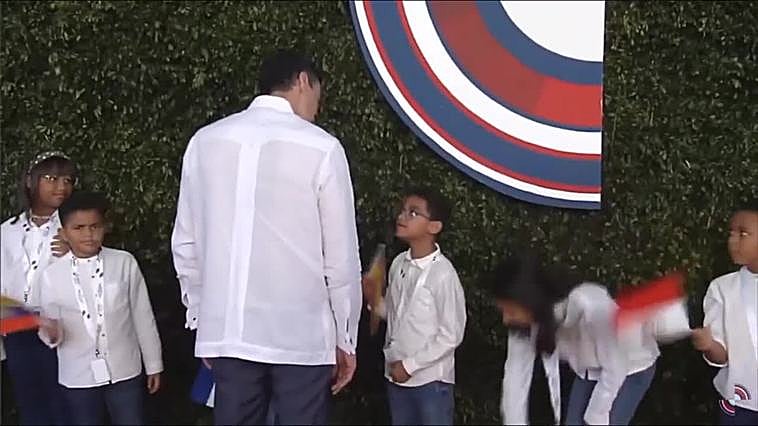 Pedro Sánchez, a su llegada a la 1ª sesión plenaria de la XXVIII Cumbre Iberoamericana