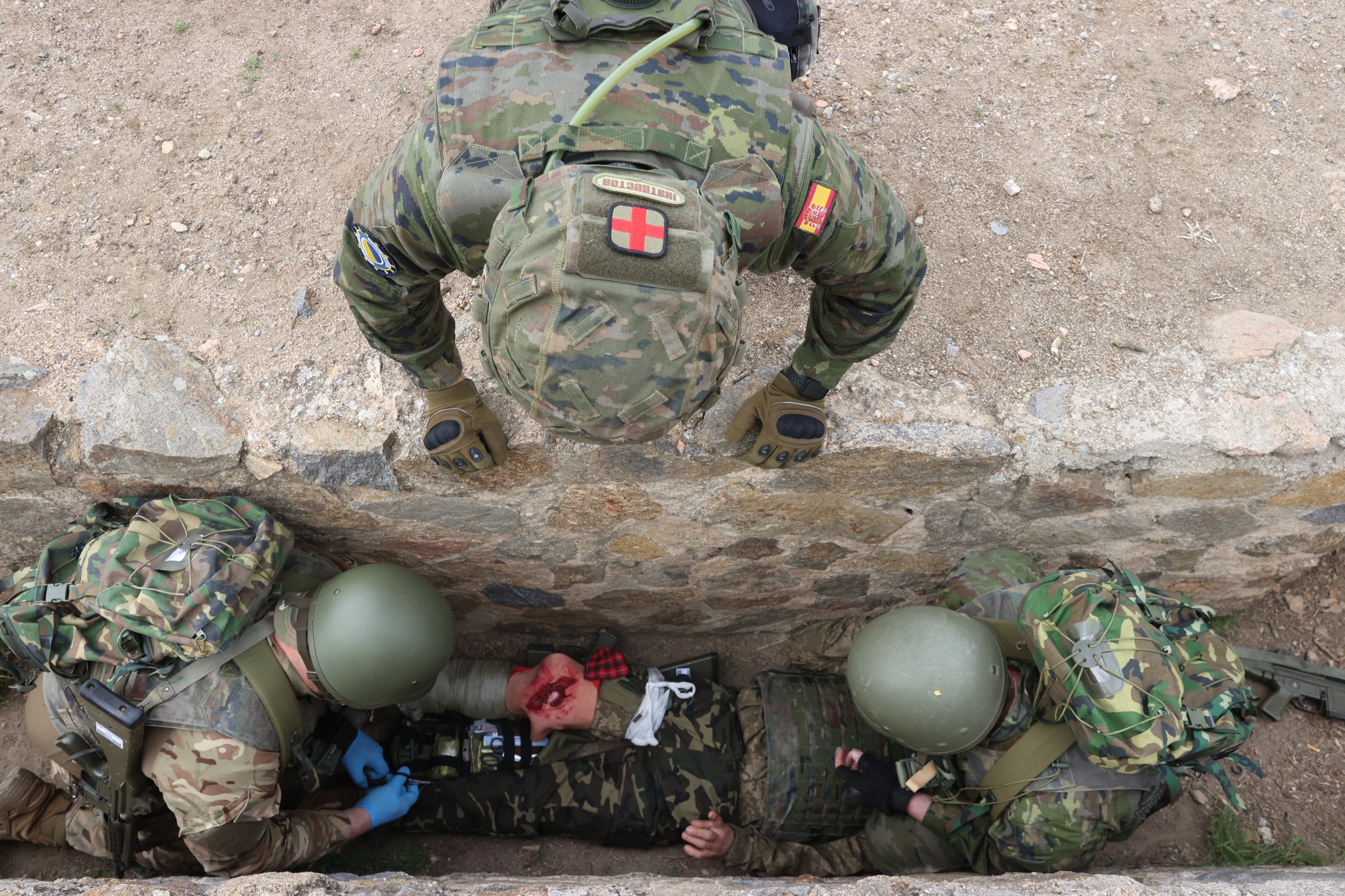 Fotogalería: el entrenamiento de los reclutas ucranianos en Toledo