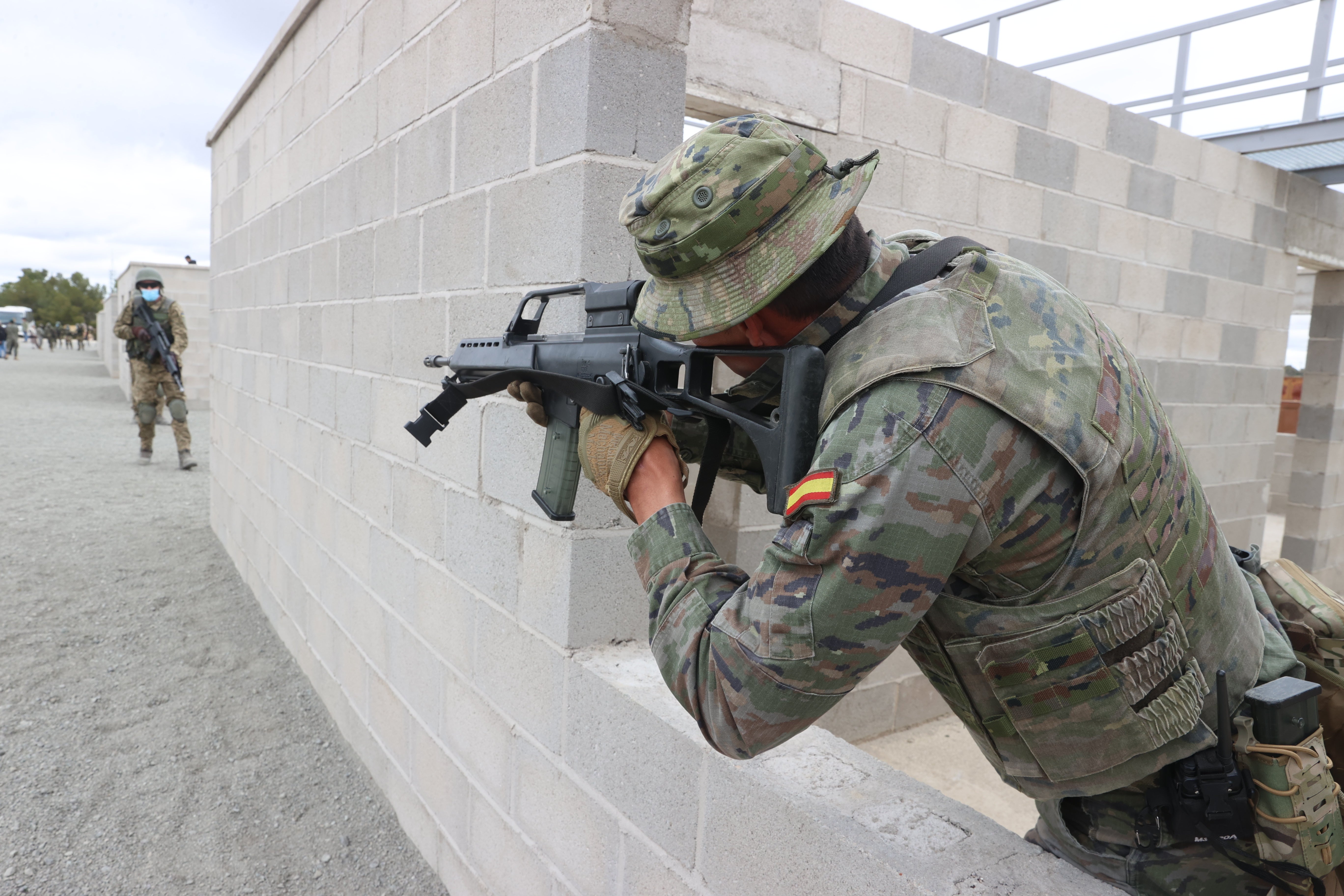 Fotogalería: el entrenamiento de los reclutas ucranianos en Toledo