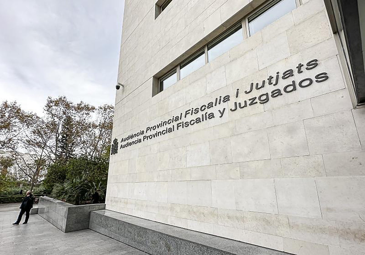 Edificio de la Audiencia Provincial de Valencia. sede del juicio.