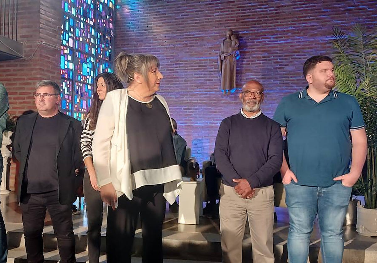 María Jesús López Iniesta con parte del equipo de gestión