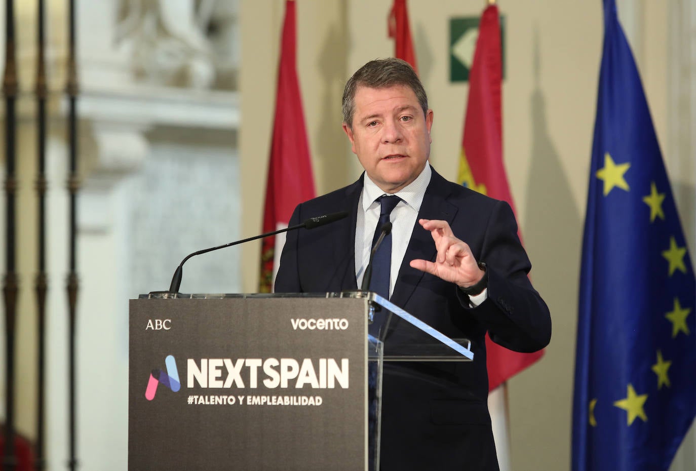 El presidente de Castilla-La Mancha, Emiliano García-Page