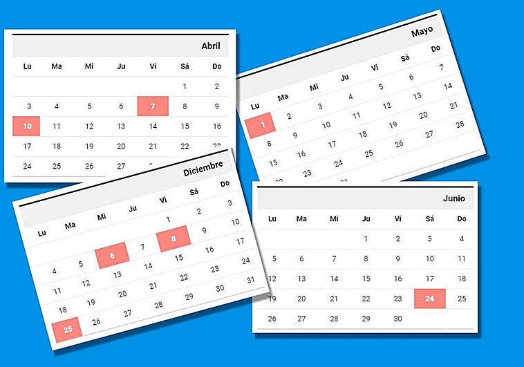 Calendario laboral 2023 en Valencia: cambios en los festivos de Semana Santa y Pascua