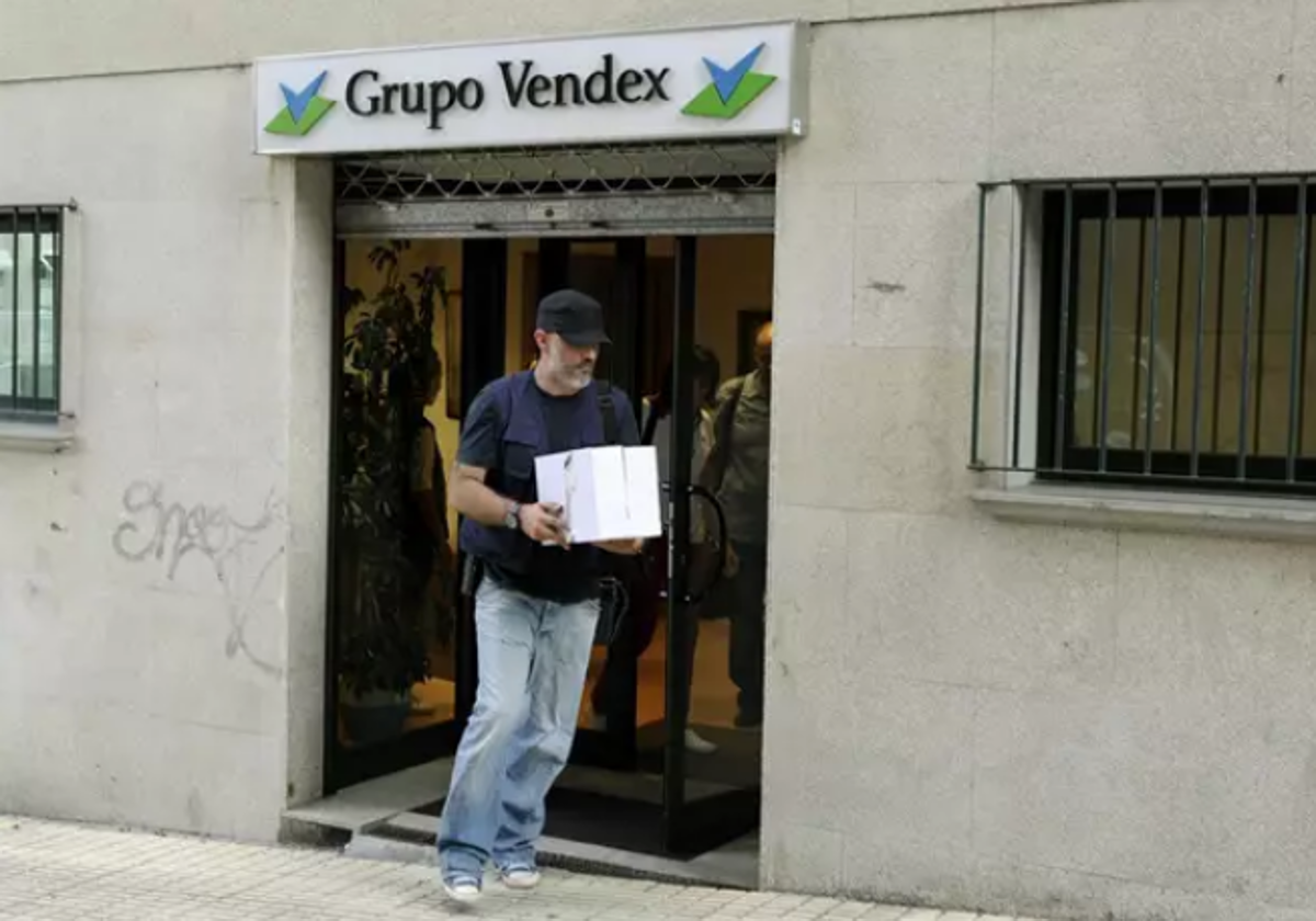 Registro de las oficinas de Véndex durante la 'operación Pokémon', en 2012