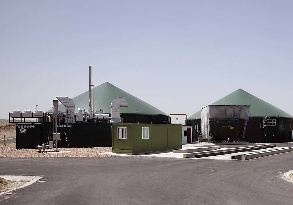 Planta de biogás, en una imagen de archivo