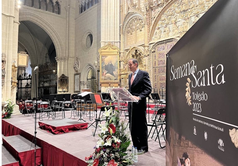 El escritor y cineasta Juan Manuel Cotelo pregona la Semana Santa de Toledo