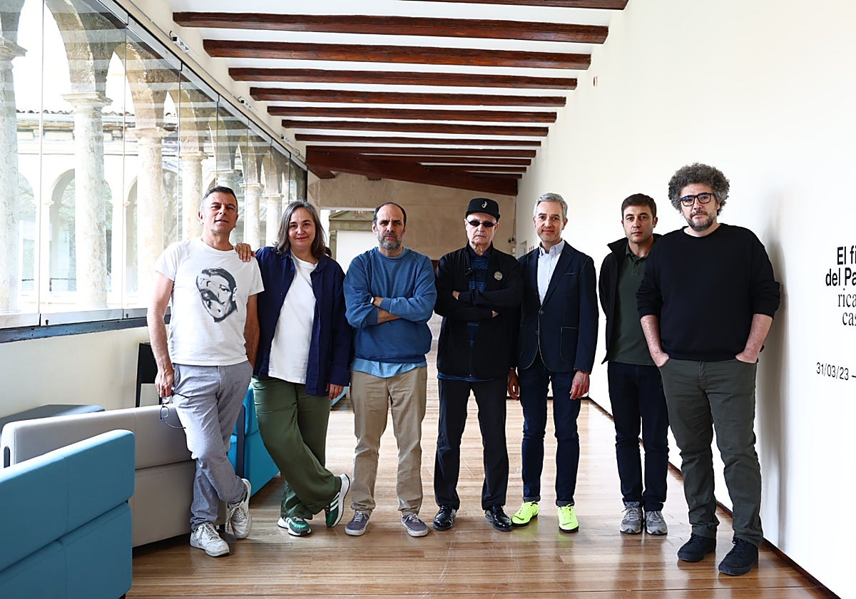Imagen tomada durante la presentación de las exposiciones de Cristina de Middel, Ricardo Cases y Miguel Trillo en CCCC