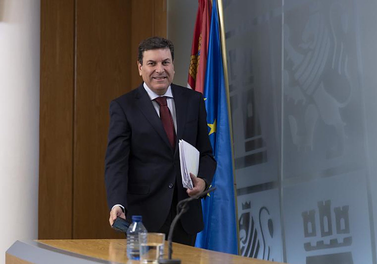 El consejero de Economía y Hacienda de Castilla y León, Carlos Fernández Carriedo